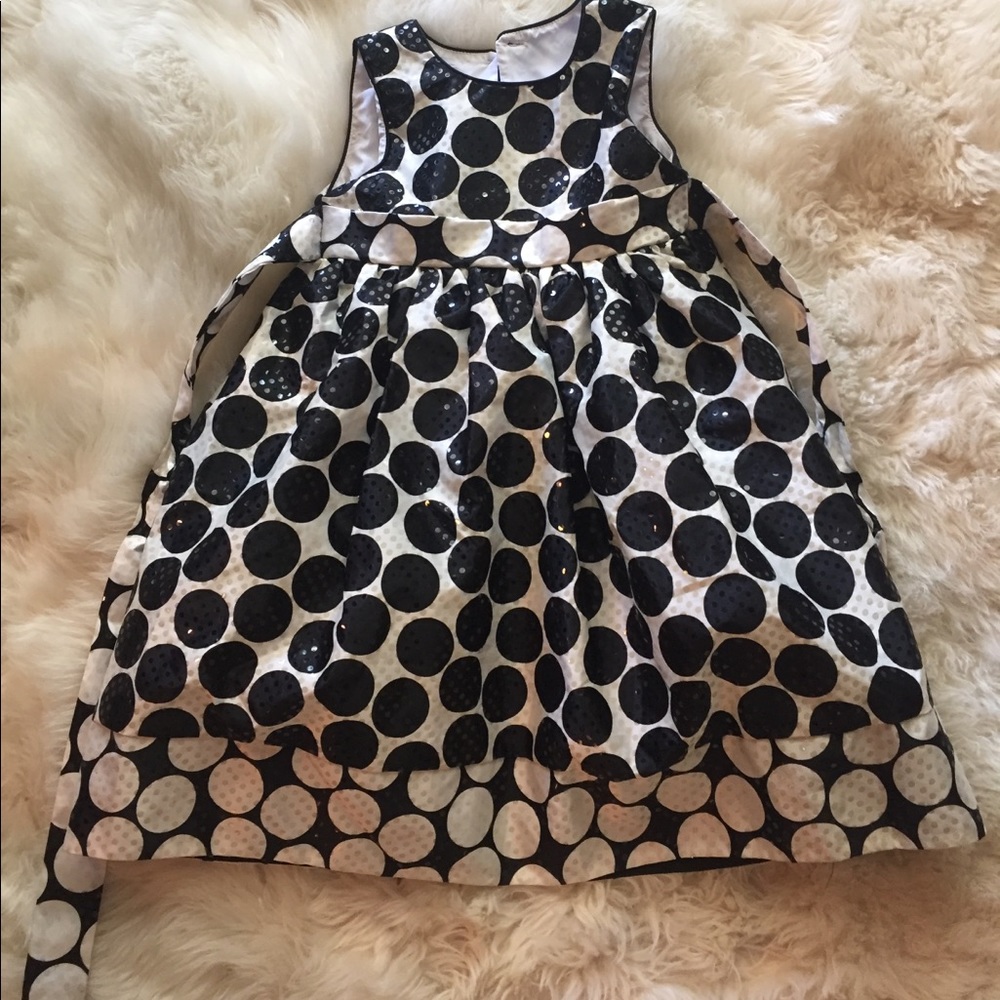 Dress, black n white sequence